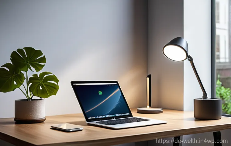 스마트홈 웰빙 공간의 조명 디자인 - **Smart Home Evening Comfort:** A cozy and inviting, realistic scene of a family—a couple in their 3...
