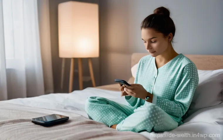 스마트홈에서의 개인 건강 데이터 관리 - **Prompt 1: Integrated Smart Home Health Monitoring - A Morning Routine**
"A cozy, brightly lit ...